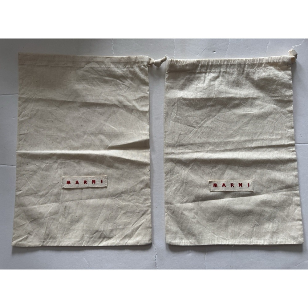 Marni 10x14 Lot Of 2 Travel Storage Luxury Dust B… - image 1